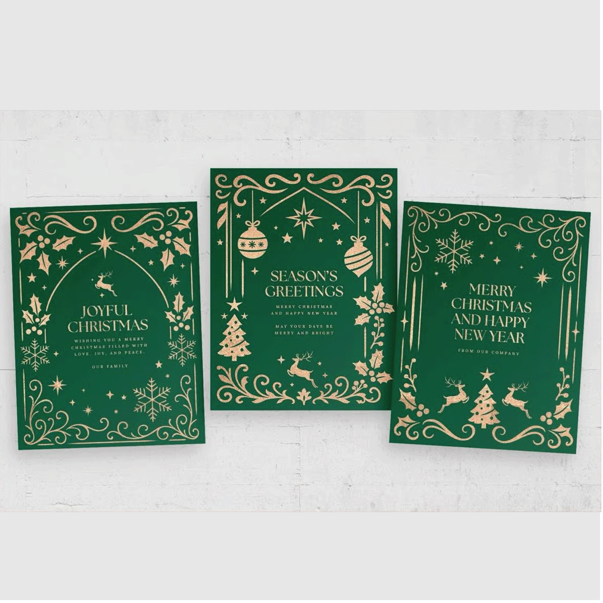 Christmas Flyer Template in Red & Gold – Editable Canva, InDesign, Illustrator, and Photoshop